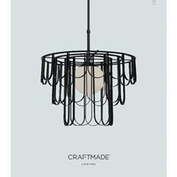 铁艺蜡烛吊灯设计:Craftmade 2021年流行现代时尚灯具设计目录书籍