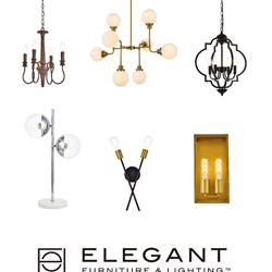 新颖吊灯设计:Elegant 2021年国外灯饰设计电子杂志
