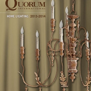 风扇灯设计:Quorum 2013