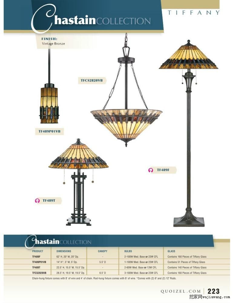 灯饰设计 Quoizel美国欧式灯设计书籍(图)