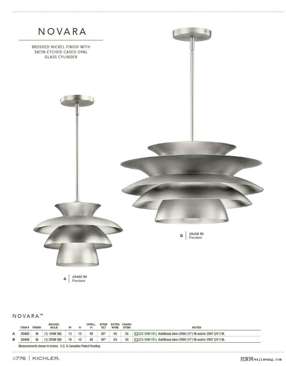 灯饰设计 Kichler 2015灯饰灯具素材，灯饰灯具设计图片(图)