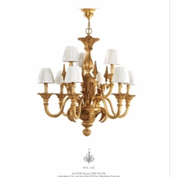 灯饰设计 Roberto Giovannini欧式古典铜管吊灯