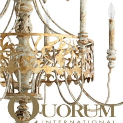 铜管吊灯设计:Quorum2016