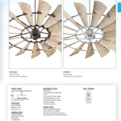 灯饰设计 quorum 2016年欧美室内风扇灯设计素材。
