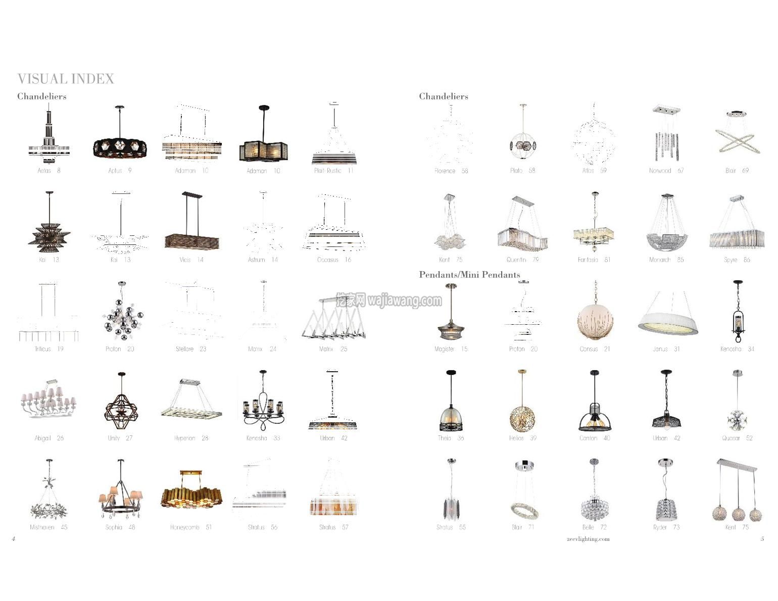 灯饰设计 Zeev 2016年现代吊灯灯饰设计(图)