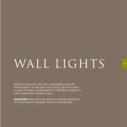 壁灯设计:Heathfield 室内台灯、落地灯及壁灯设计