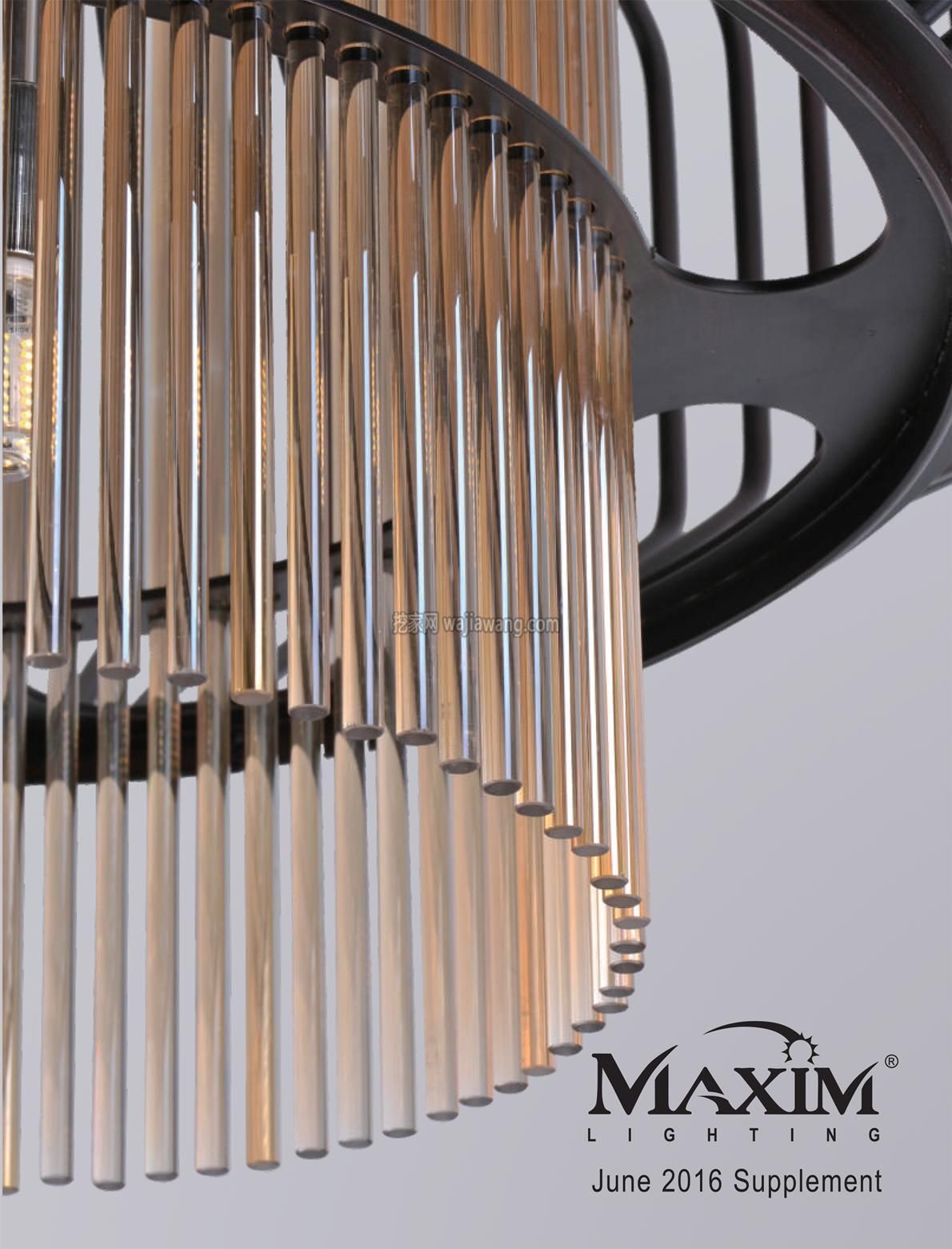 灯饰设计 Maxim Lighting 2016年6月增补目录(图)