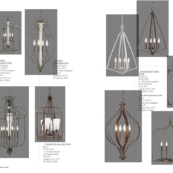 灯饰设计 Capital  2016年国外铁艺蜡烛吊灯设计素材