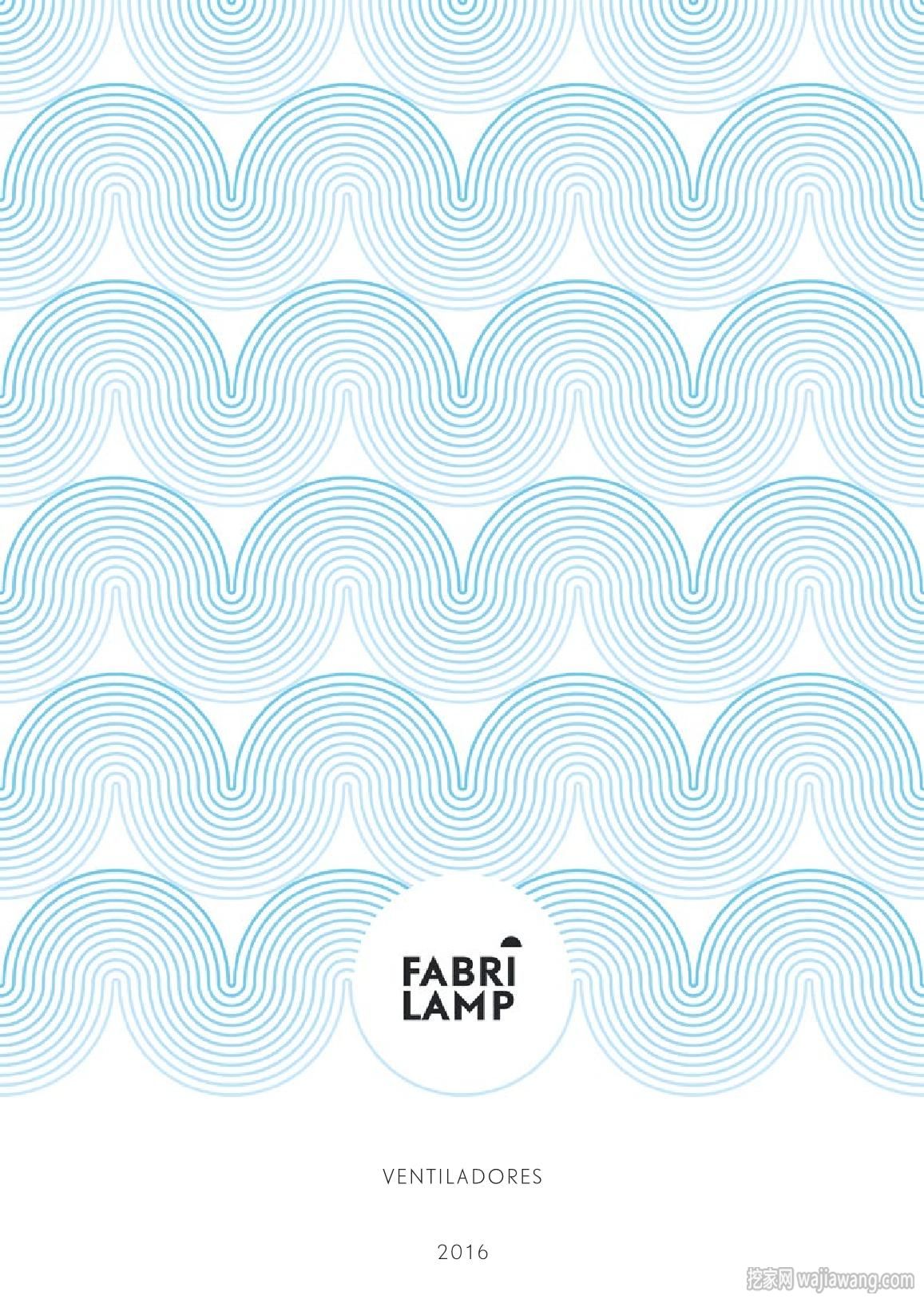 灯饰设计 Fabrilamp 2016年欧美室内风扇灯设计图(图)