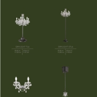 灯饰设计 Masiero 2016年经典水晶蜡烛吊灯设计