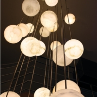 灯饰设计 Atelier Alain Ellouz 2017年欧美玉石球形吊灯设计素材
