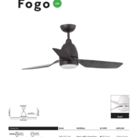 灯饰设计 Faro 2017年流行欧美室内风扇灯