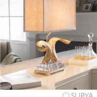 家居配件设计图:国外流行装饰台灯设计素材 Surya 2017