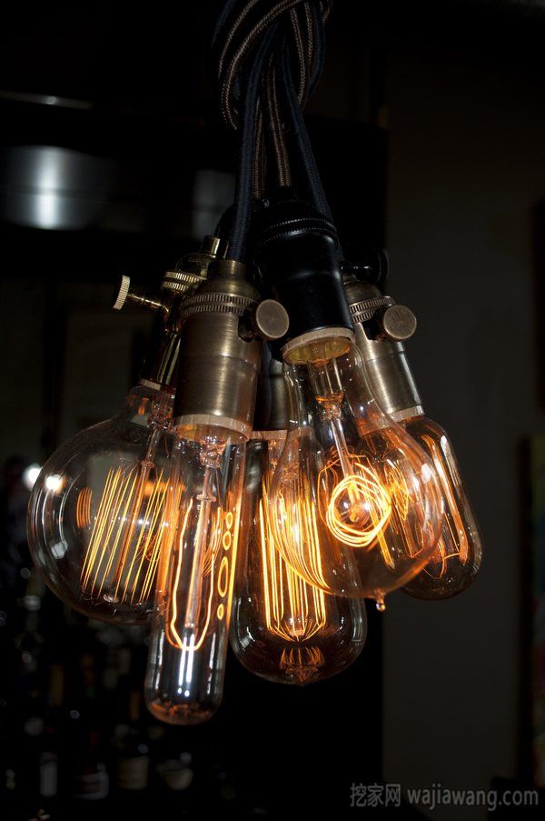 爱迪生灯泡吊坠装置现代照明