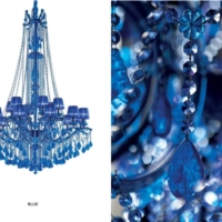 灯饰设计 Masiero 2017年国外流行弯管水晶吊灯设计
