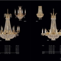 灯饰设计 Crystalite 2017年欧式古典奢华水晶吊灯