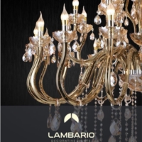 水晶蜡烛吊灯设计:2018年欧美灯饰设计目录LAMBARIO