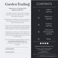 灯饰设计 2018年美式乡村灯饰画册Garden Trading