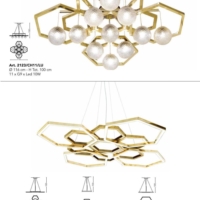 灯饰设计 IL Paralume Marina 2018年几何形玻璃灯具设计