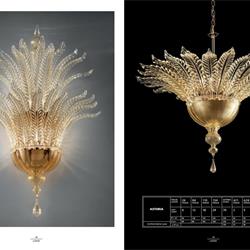 灯饰设计 Lavai 2018年欧美琉璃水晶吊灯图片