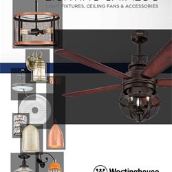 风扇灯设计:westinghouse 2018年国外灯饰设计