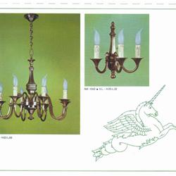 灯饰设计 欧式古典蜡烛吊灯 Maison Lucien Gau