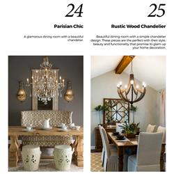 灯饰设计 Diningroom 2018年欧美奢华餐厅灯饰设计杂志