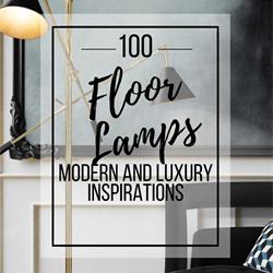 灯饰设计图:100个现代豪华创意落地灯设计 floor lamps