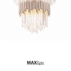 铜管吊灯设计:MAXLight 2018年现代铜管玻璃灯具设计画册