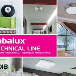 Rabalux 2018年LED吸顶灯设计PDF目录