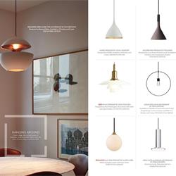 灯饰设计 Lumens 2019年欧美室内现代前卫吊灯设计