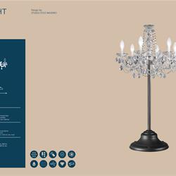 灯饰设计 Masiero 2019年欧美水晶蜡烛吊灯设计