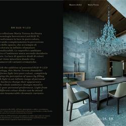 灯饰设计 MASIERO 2019年奢华大厅水晶蜡烛吊灯设计素材图片