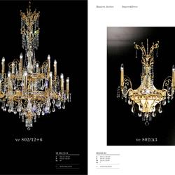 灯饰设计 MASIERO 2019年欧美水晶蜡烛吊灯设计素材图片