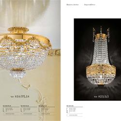 灯饰设计 MASIERO 2019年欧美水晶蜡烛吊灯设计素材图片