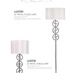 灯饰设计 lux LIghting 2019年欧美家居台灯落地灯设计图册
