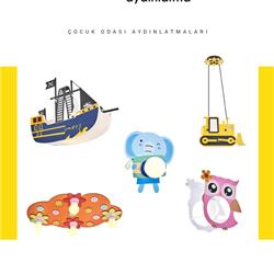 灯饰设计图:Ozcan 2019-2020年国外儿童灯饰设计素材图片
