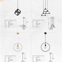 灯饰设计 pendants 2019年欧美室内现代吊灯设计图