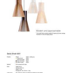 灯饰设计 Secto Design 2019年木艺灯饰灯具设计素材图片