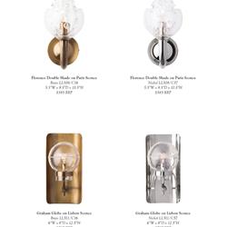 灯饰设计 juliska 2019年现代玻璃铜灯饰设计素材图片