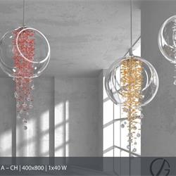 灯饰设计 ArtGlass 2020年艺术水晶玻璃灯饰目录