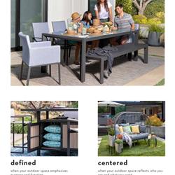 家具设计 LIVING SPACES 2020年欧美现代户外花园家具及配件