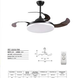 灯饰设计 JUERIC 2020年欧美现代风扇灯吊扇灯具设计