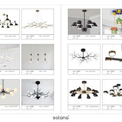 灯饰设计 Solana 2020年欧美现代时尚轻奢吊灯设计素材