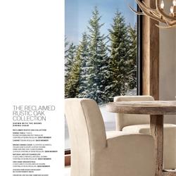 家具设计 RH 冬天滑雪屋室内家具设计素材图片