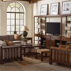 家具设计图:Stickley 美式简约古典客厅家具设计素材图片