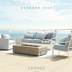 户外休闲家具设计:Arhaus 2020年美国海边现代户外休闲家具