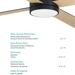 灯饰设计 Eglo 2020年国外LED灯风扇灯素材图片