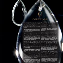 灯饰设计 Copenlamp 2020年西班牙传统玻璃水晶蜡烛灯具设计