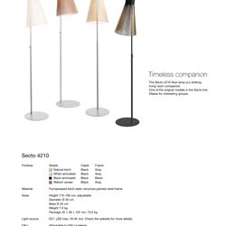 灯饰设计 Secto Design 2020年国外竹艺木艺灯饰设计